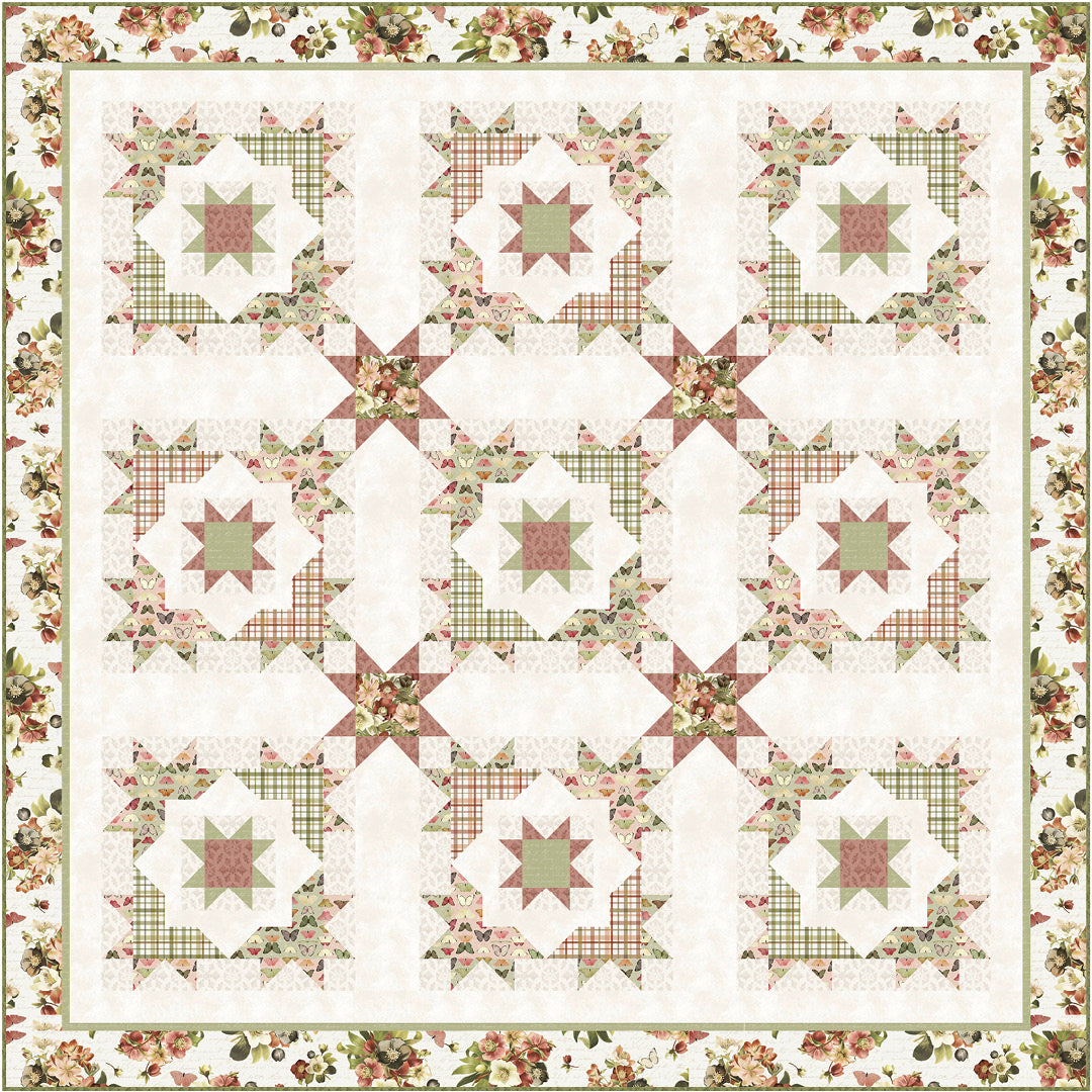 Petal Bouquet<br>Quilt by Wendy Sheppard<br>Available Now.