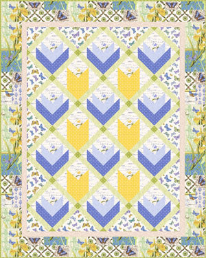Flora Quilt Pattern<br>by Stacey Day<br>SERENITY