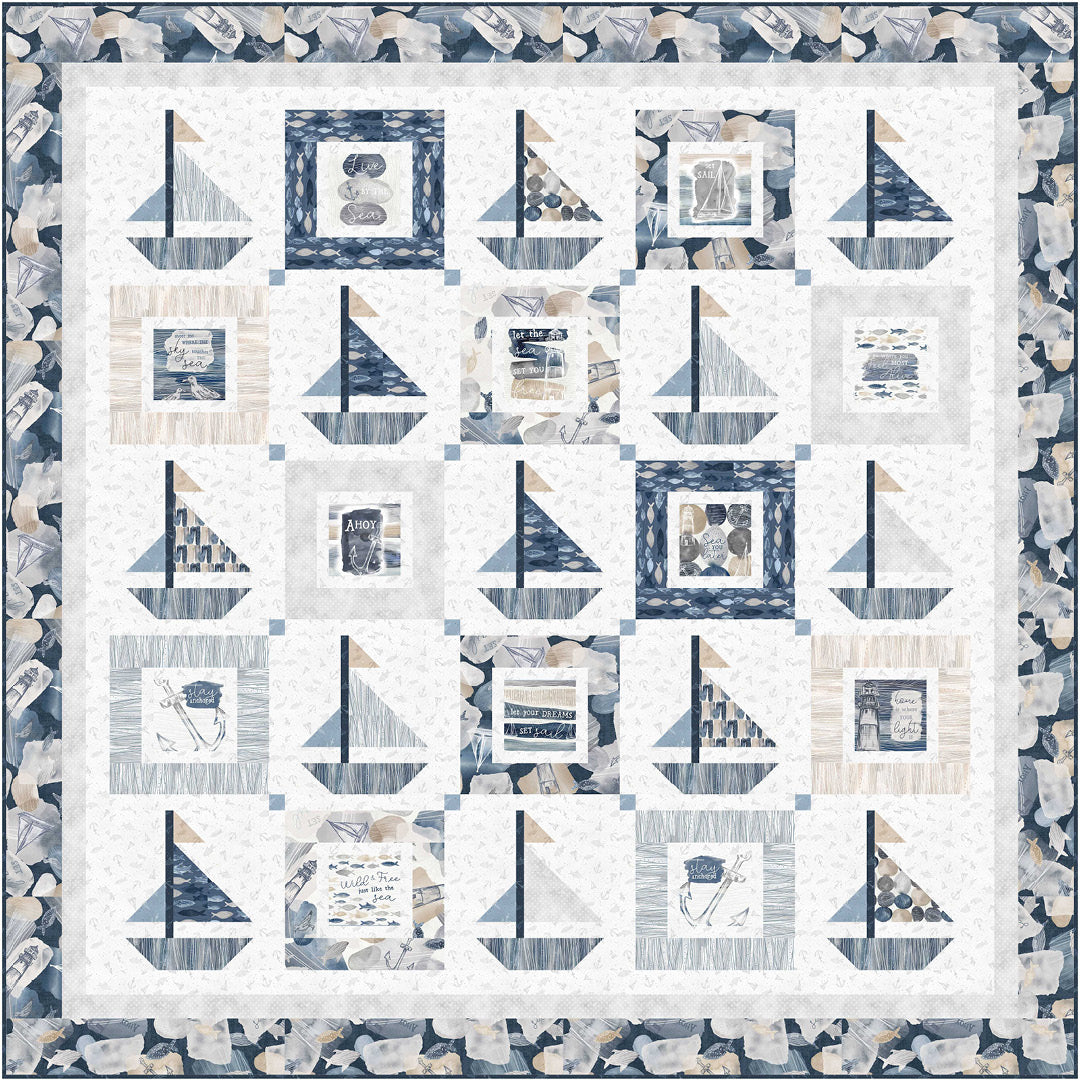 Set Sail<br>Quilt by Wendy Sheppard<br>Available Now!