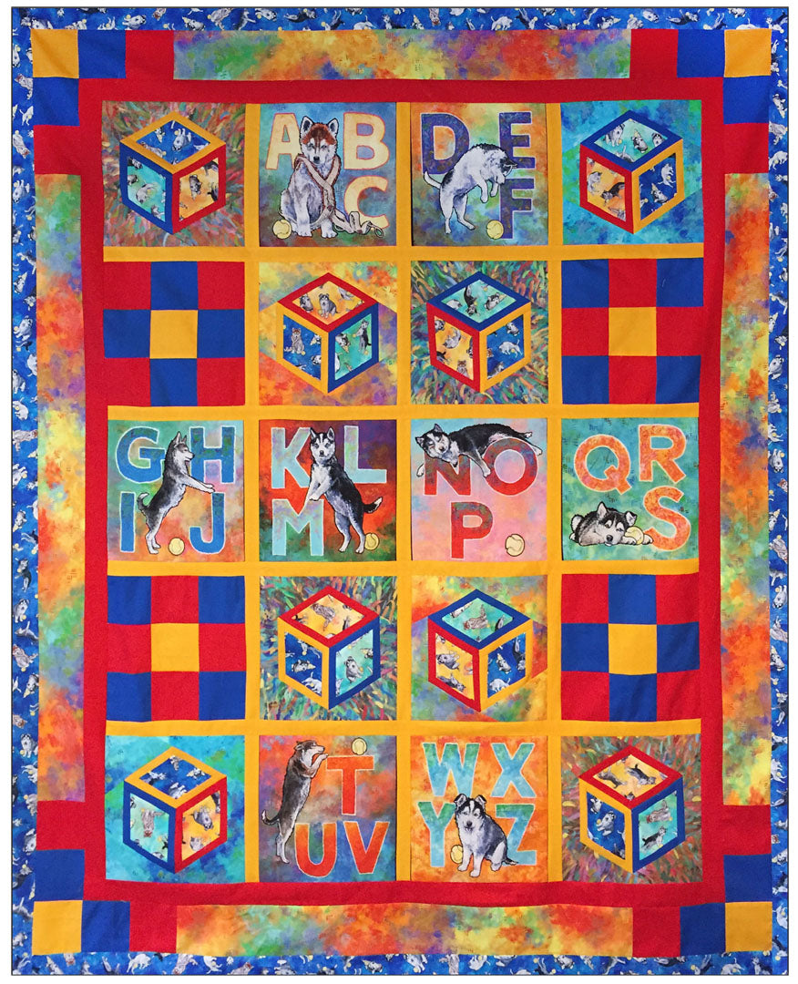 Silly Siberians Quilt<br>by Chris Francis