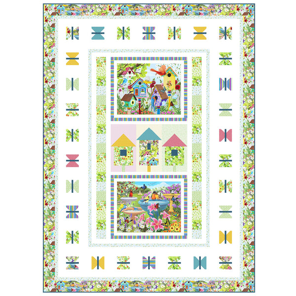 Spring's Wings<br>Quilt by Wendy Sheppard<br>Available Now!