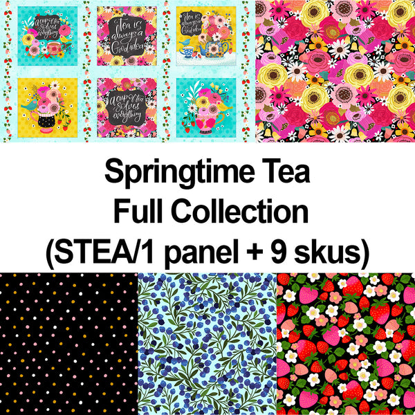Springtime Tea Full Collection – P&B Textiles