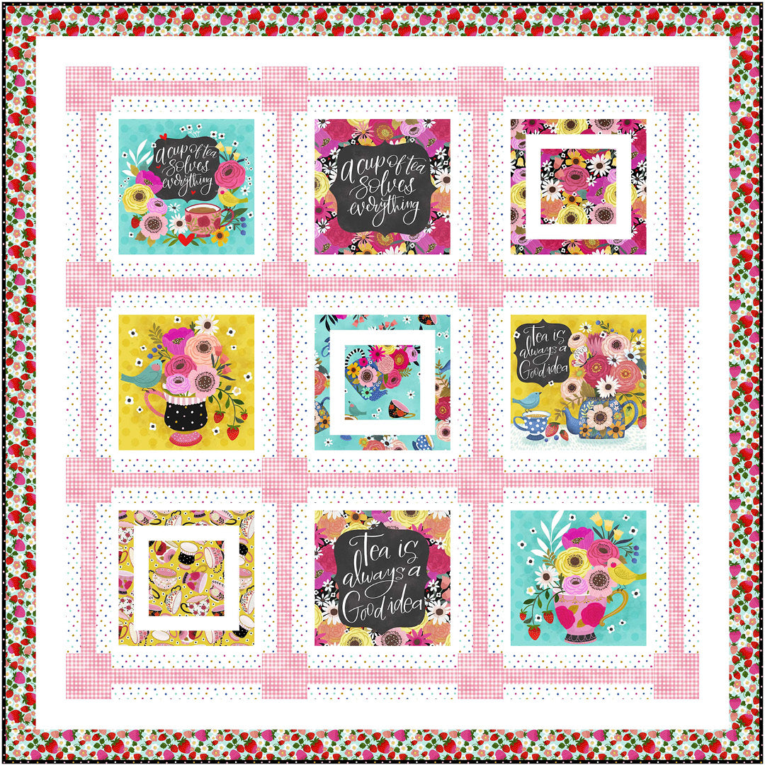 Springtime Tea<br>Quilt by Wendy Sheppard<br>Available Now!
