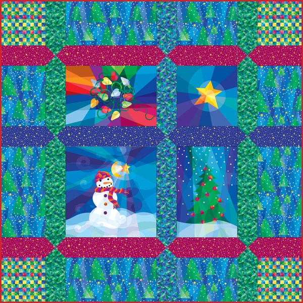 Winter Lights Quilt #1<br>by Susan Rooney