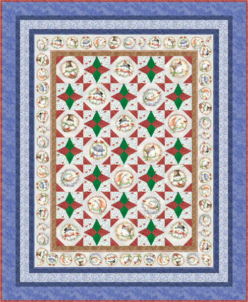 Winter Snowmen Wreaths<br>by Gina Gempesaw