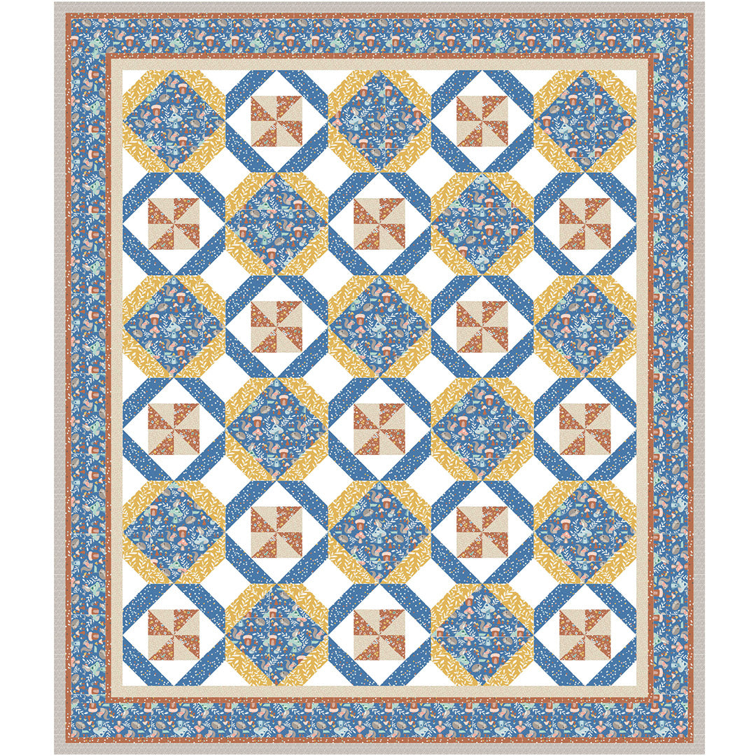 Woodland Hideaway<br>Quilt by Cyndi Hershey<br>Available Now!
