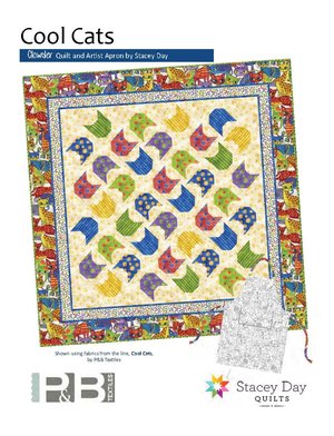 Chowder Quilt and Artist Apron Pattern<br>by Stacey Day<br>Cool Cats