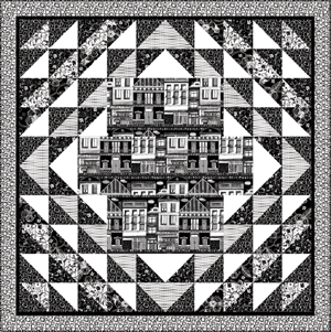 Town Square<br>by Nancy Mahoney<br>lLLUSTRATIONS 2
