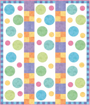Dancing Disks<br>by Heidi Pridemore<br>Suede Soft Hues
